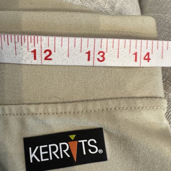 Kerrits Equestrian Breeches Pants Leggings Women Large Beige Knee Patch Stretch - Picture 7 of 11